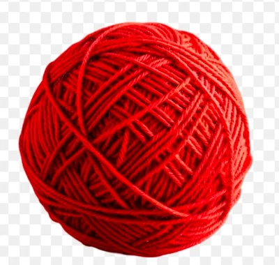 A literal ball of yarn
