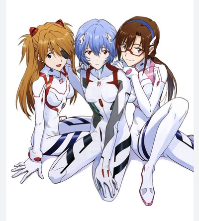 Asuka Rei and Mari