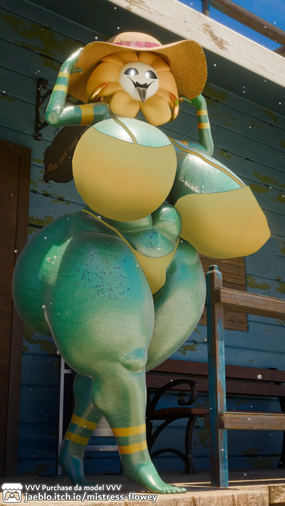 Mistress Flowey — Beach Day /Futa optional 
