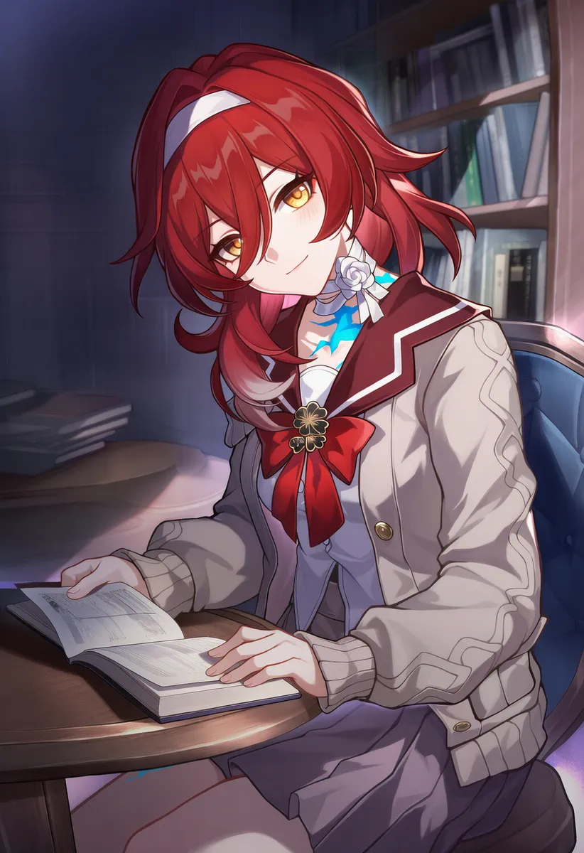 Himeko "Before meeting the Astral Express." (Honkai Star Rail)
