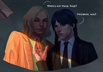 Wenclair - Interrogation // Wednesday Addams and Enid Sinclair