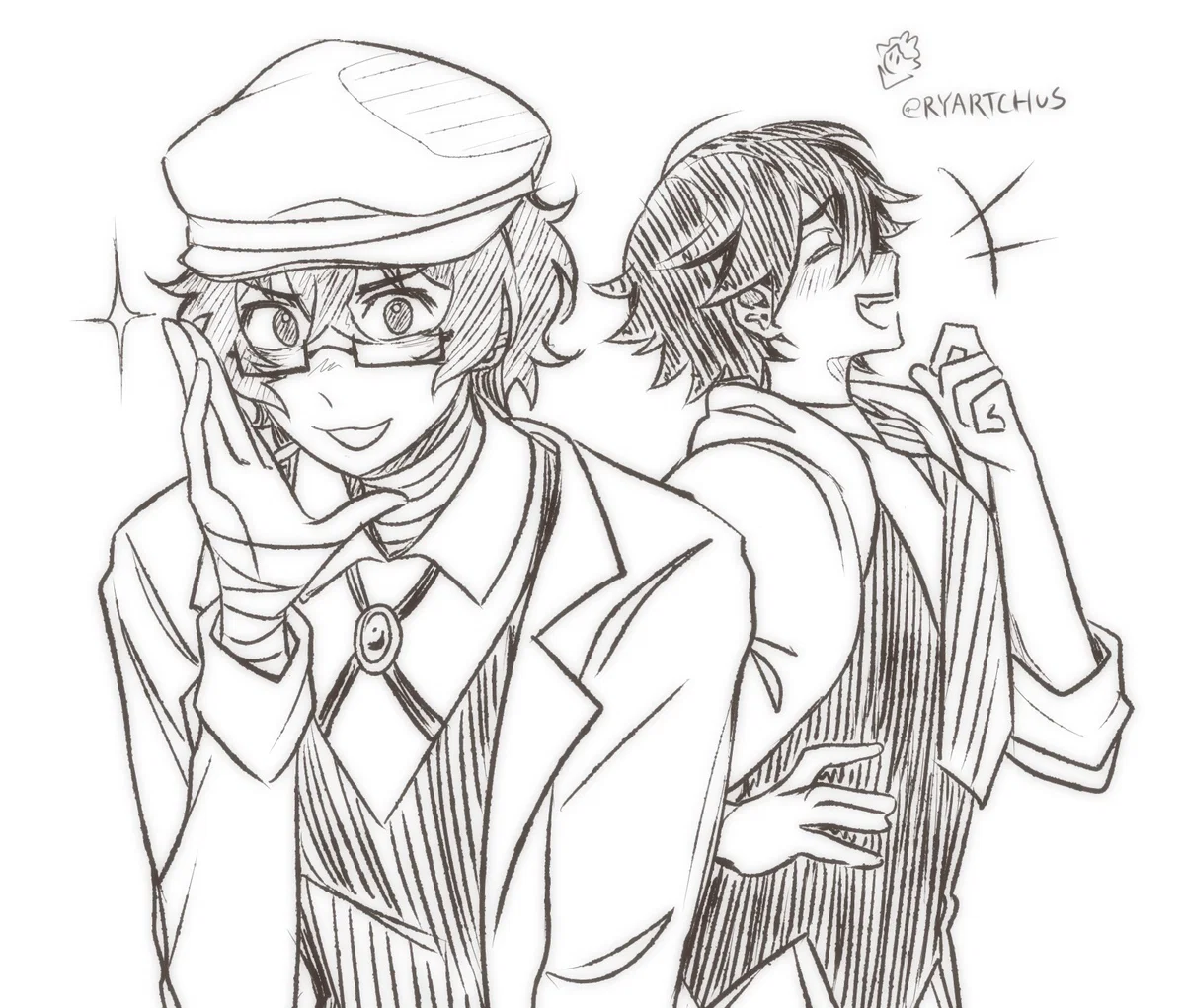 Ranpo and dazai