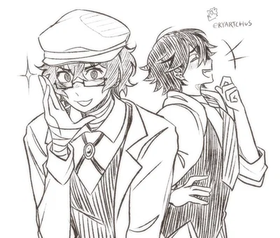 Ranpo and dazai