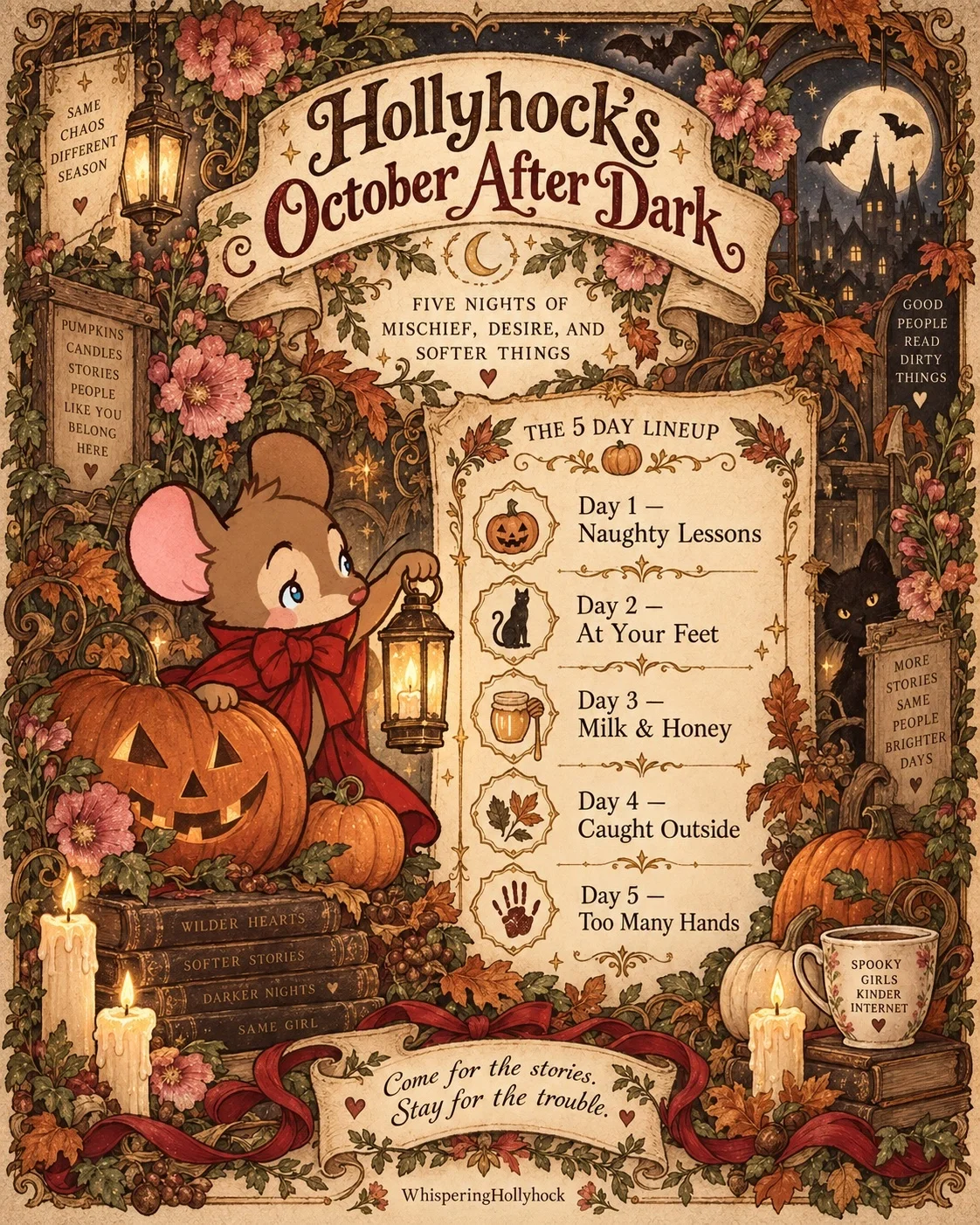 Hollyhock's October After Dark