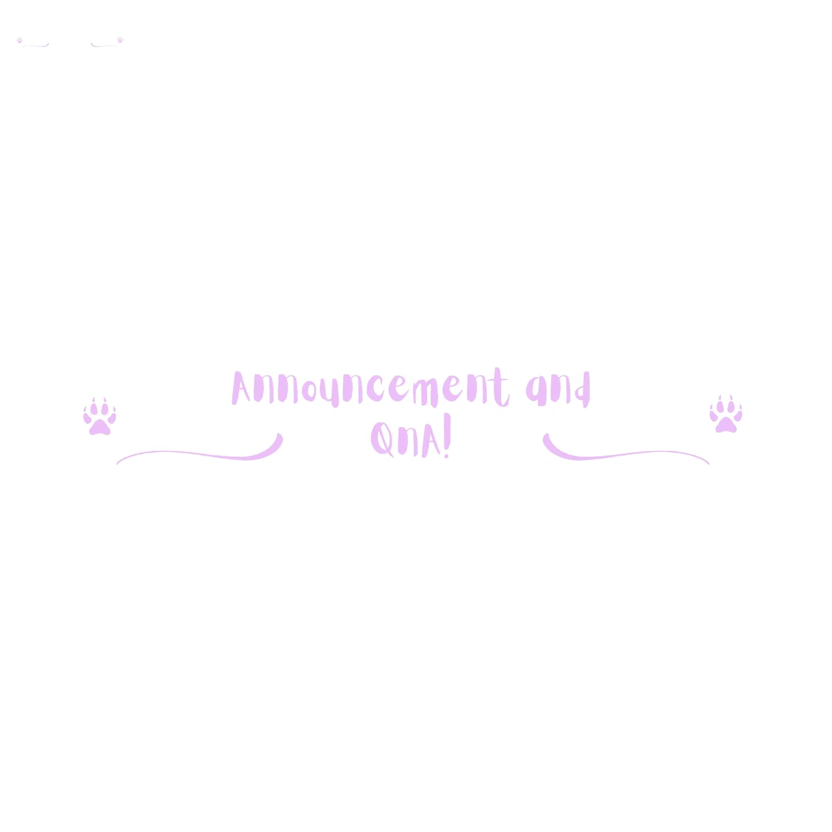 Announcement!