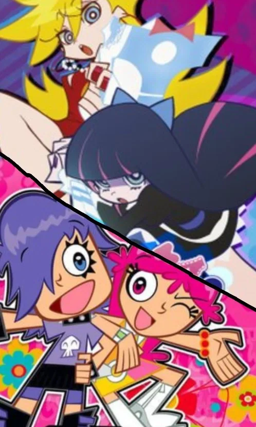 Hihipuffyamiyumi X panty and stocking with garterbelt