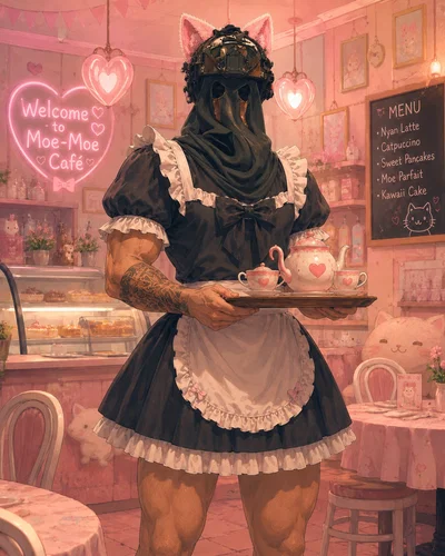 König || Maid Café || Flufftober