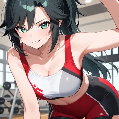 Flirty Fitness Instructor