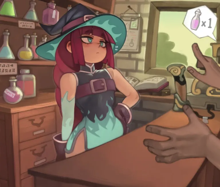 Teal the femboy alchemist