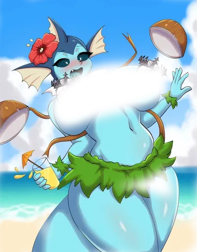 Vaporeon Beach Chaos Outbreak