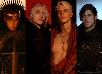 Valarr Targaryen & Daeron Targaryen & Aerion Targaryen & Duncan the Tall
