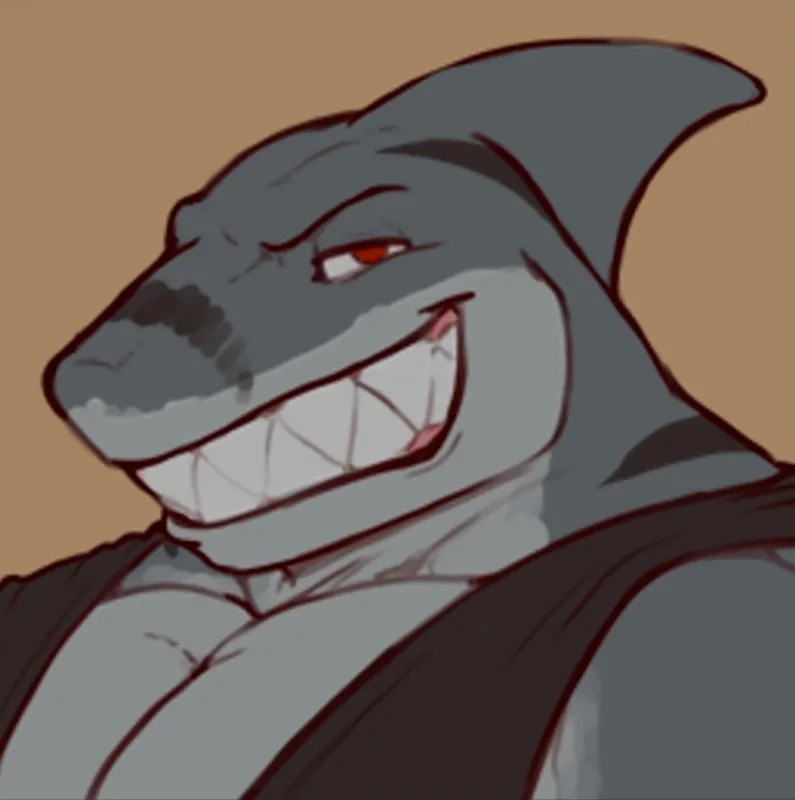 The sexy shark in the beach