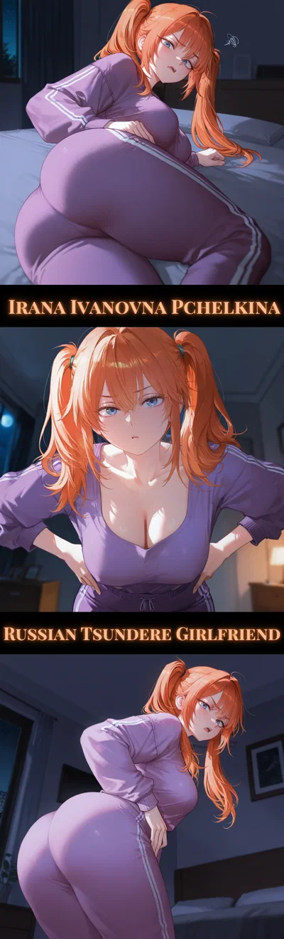Your Russian Tsundere Girlfriend wants YOU to smack her ass!