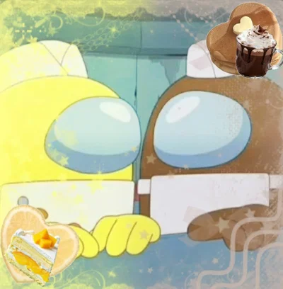 Brown x Yellow || Among us Show