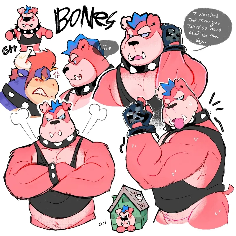 Bones (SoftBoi Anthro Bulldog)
