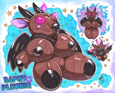 Hyper Thicc Baphomet Plushie 