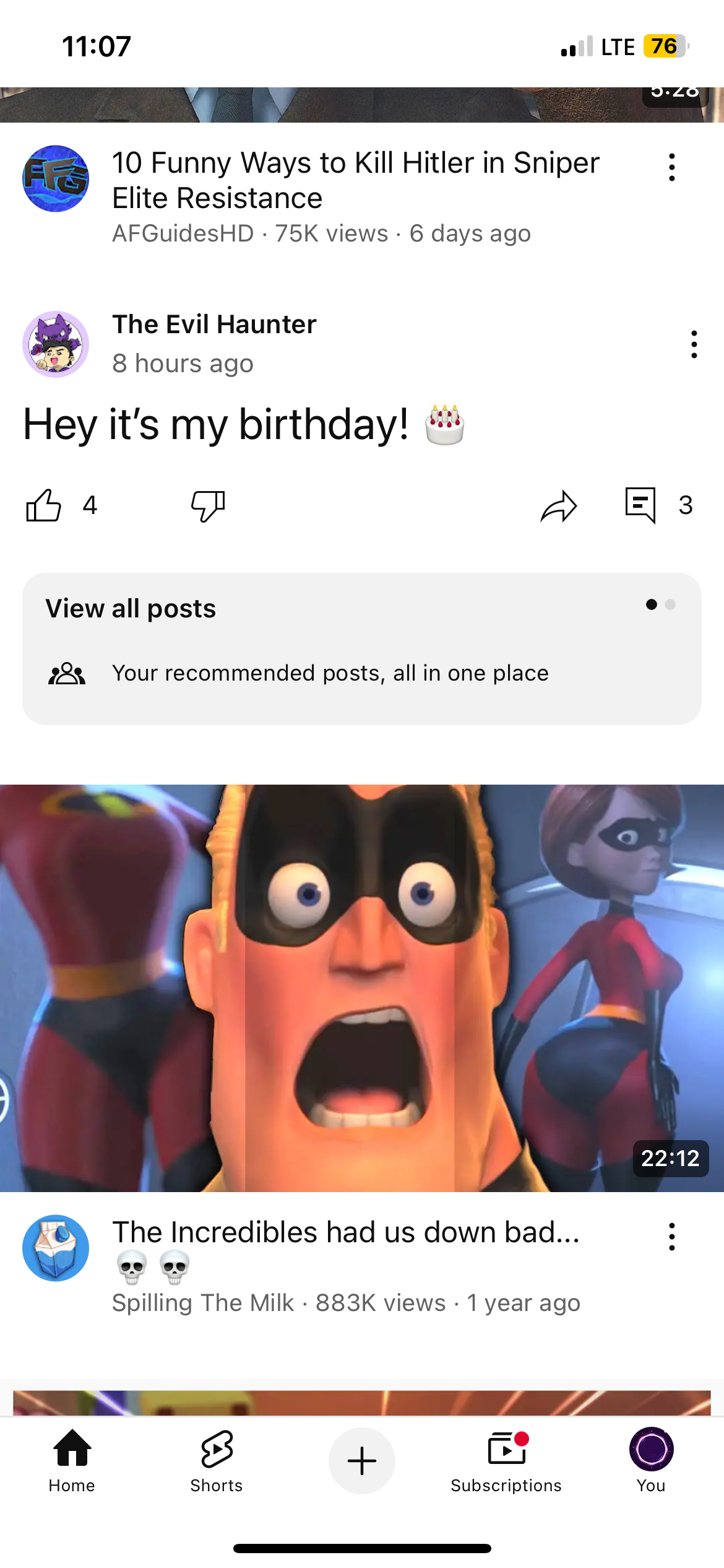 It’s my birthday!