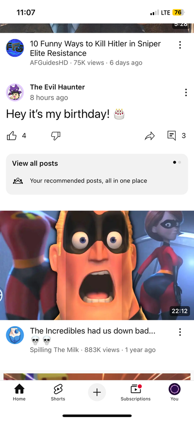 It’s my birthday!