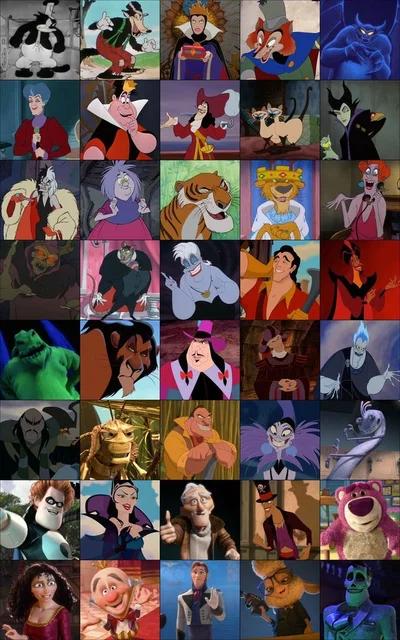 Cartoon Villains React part 1 - Disney Villains