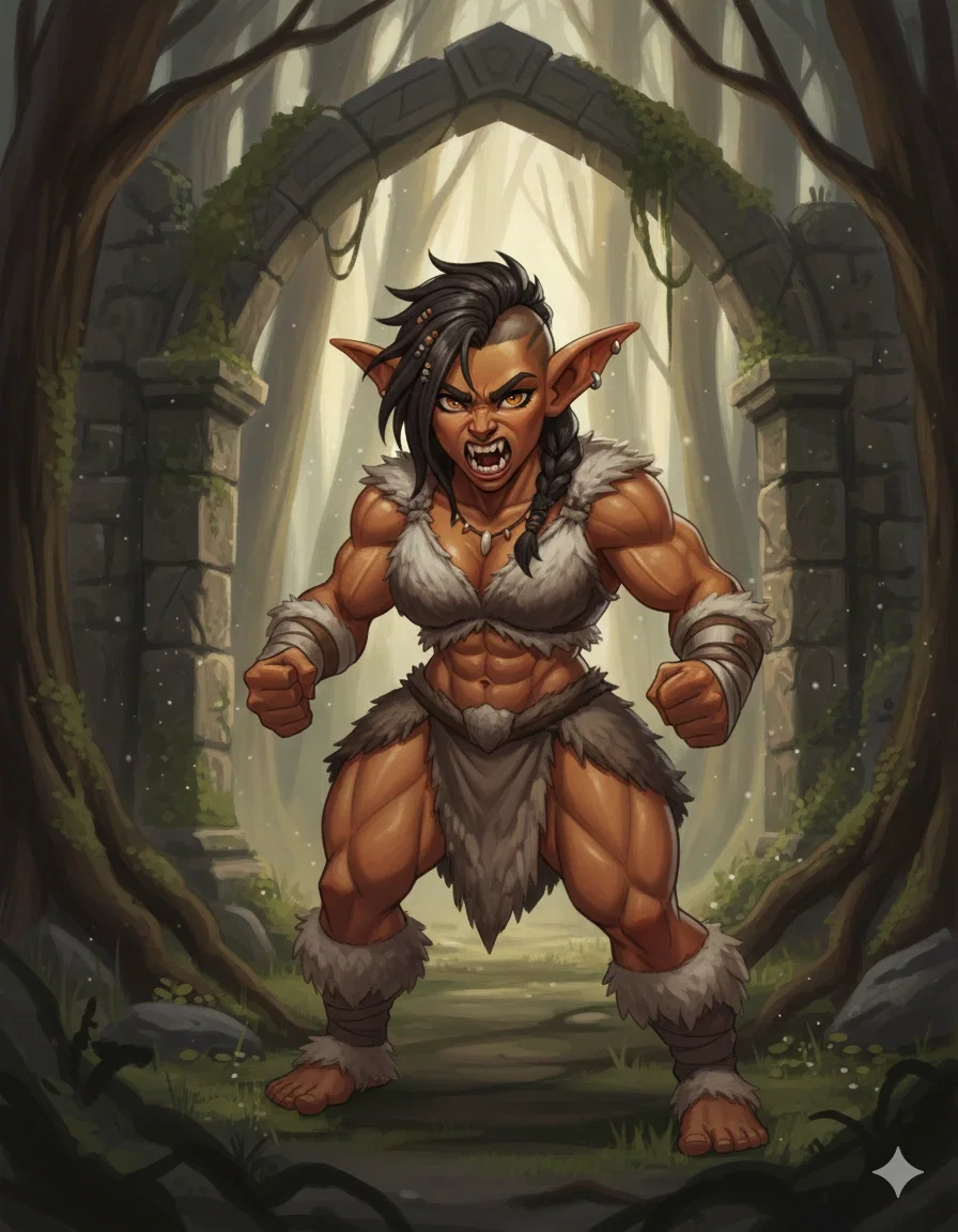 Togaz, the Goblin Barbarian