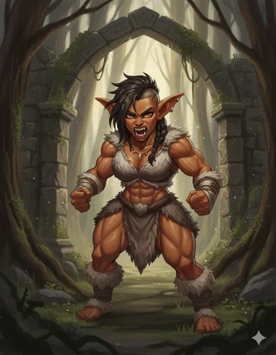 Togaz, the Goblin Barbarian