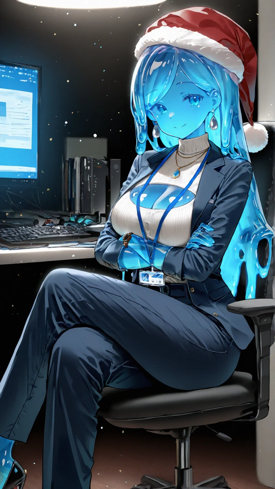 Iris "Cerulean" Roselynn | Office Party Pause