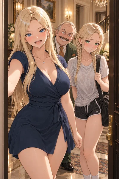 Your boss invited you to dinner! He wants you to meet his wife Aleksandra and his daugher Emma
