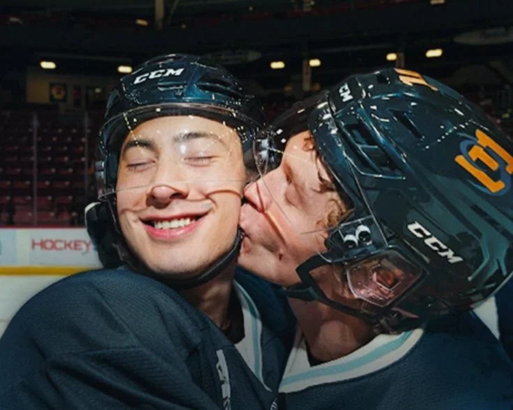 Shane Hollander and Ilya Rozanov