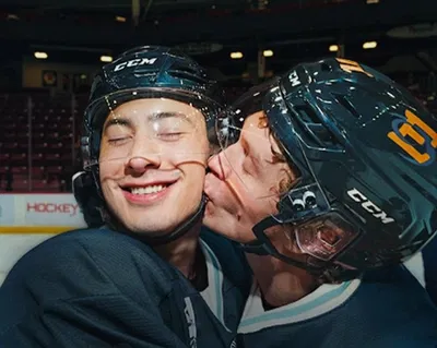 Shane Hollander and Ilya Rozanov