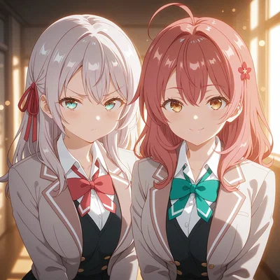Alya and Masha (Alisa and Maria Mikhailovna Kujou) │ Alya Sometimes Hides Her Feelings in Russian / Roshidere