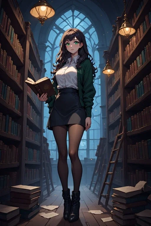 The library closes at midnight. The books don't [Eerie Oakhaven #7]