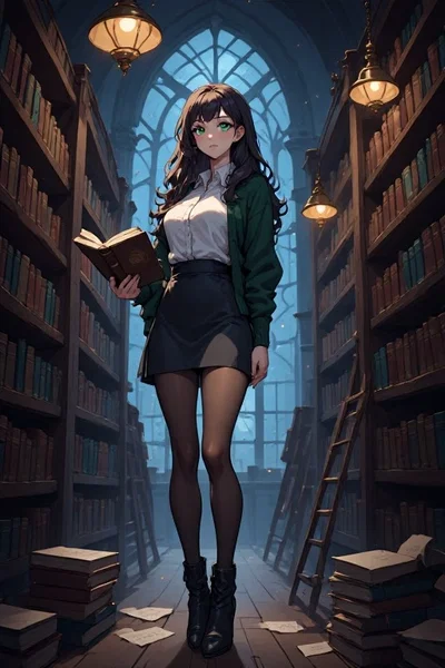 The library closes at midnight. The books don't [Eerie Oakhaven #7]