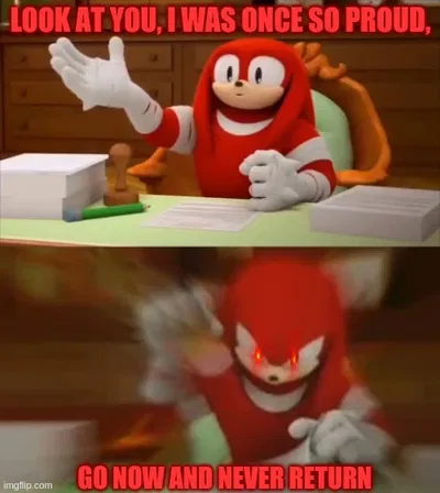 Knuckles from Sonic Boom