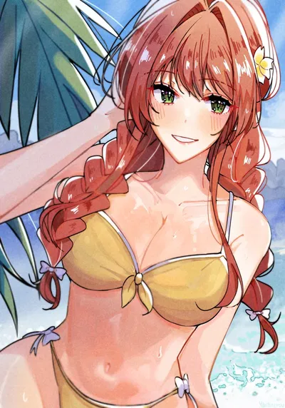 Monika: At The Beach.