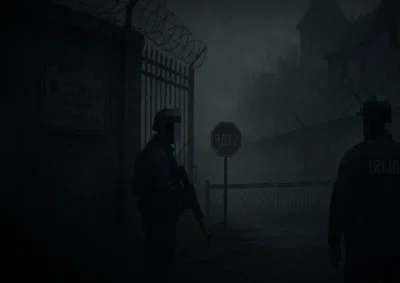 "Night Post - Hima city Border"