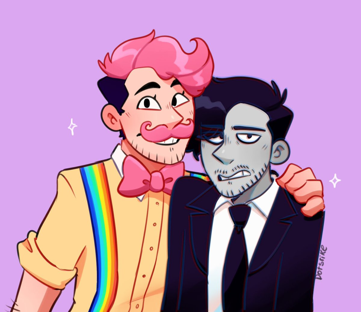 Darkiplier and Wilford Warfstache | Markiplier Egos