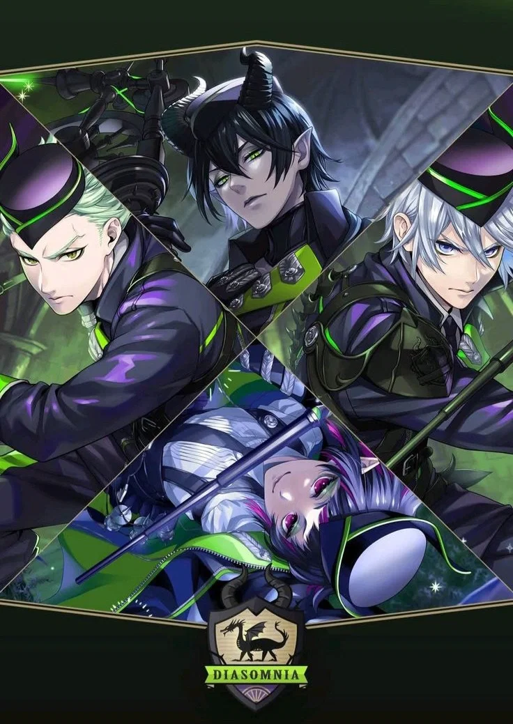 Diasomnia students || Malleus, Lilia, Silver and Sebek || Yandere Diasomnia dorm