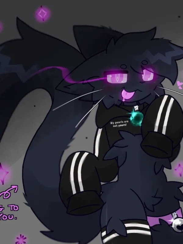 Enderman but... it's a furry femboy?!