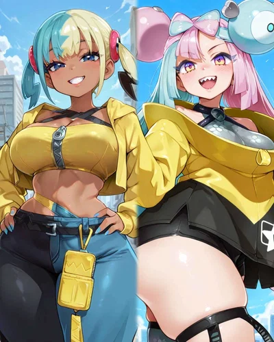 Canari and Iono - Two Bratty Streamers who want YOU to be their Manager
