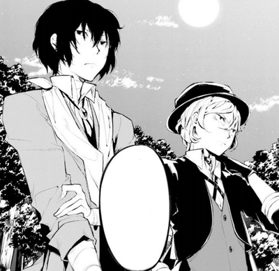 Chuuya Nakahara and Osamu Dazai