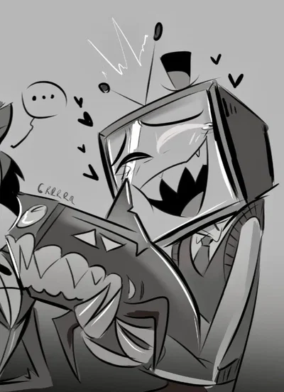📺🦈ˎˊ˗ Vincent "Vox" + Shok.wav \\ Hazbin Hotel