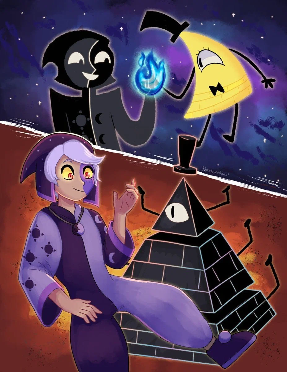 Bill Cipher and the Collector 