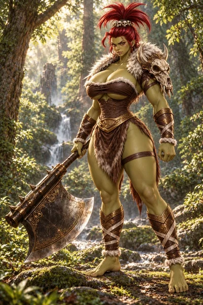 Last survivor of her orc village