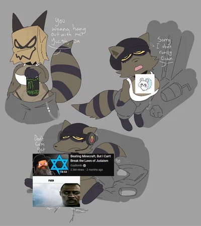 Trashboat(Your stinky femcel racoon roomate)
