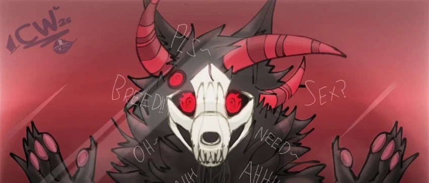 Nyx the wendigo ││ your horny yandere stalker.