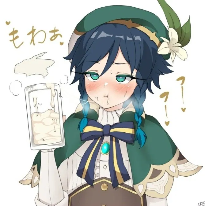 drunk femboy in tavern