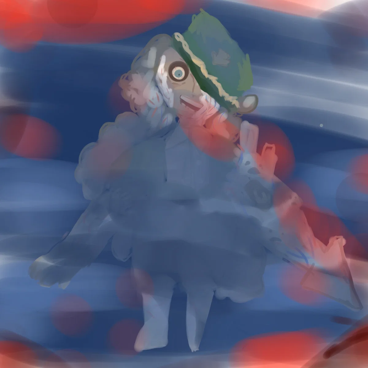 Capitan under a sea