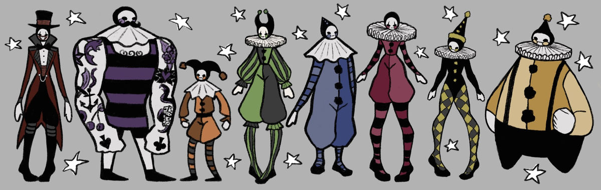 polyamorous clonws killers