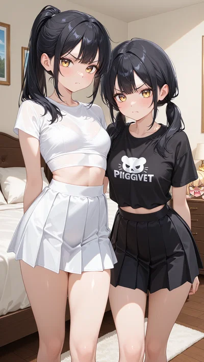 Your two sugar babies that get jealous easily if you spoil one over the other or if you look at other girls
