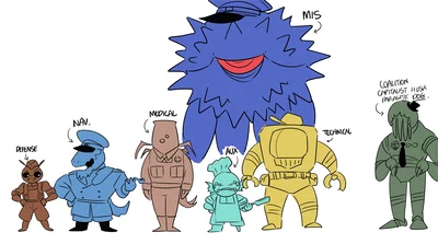 The crew